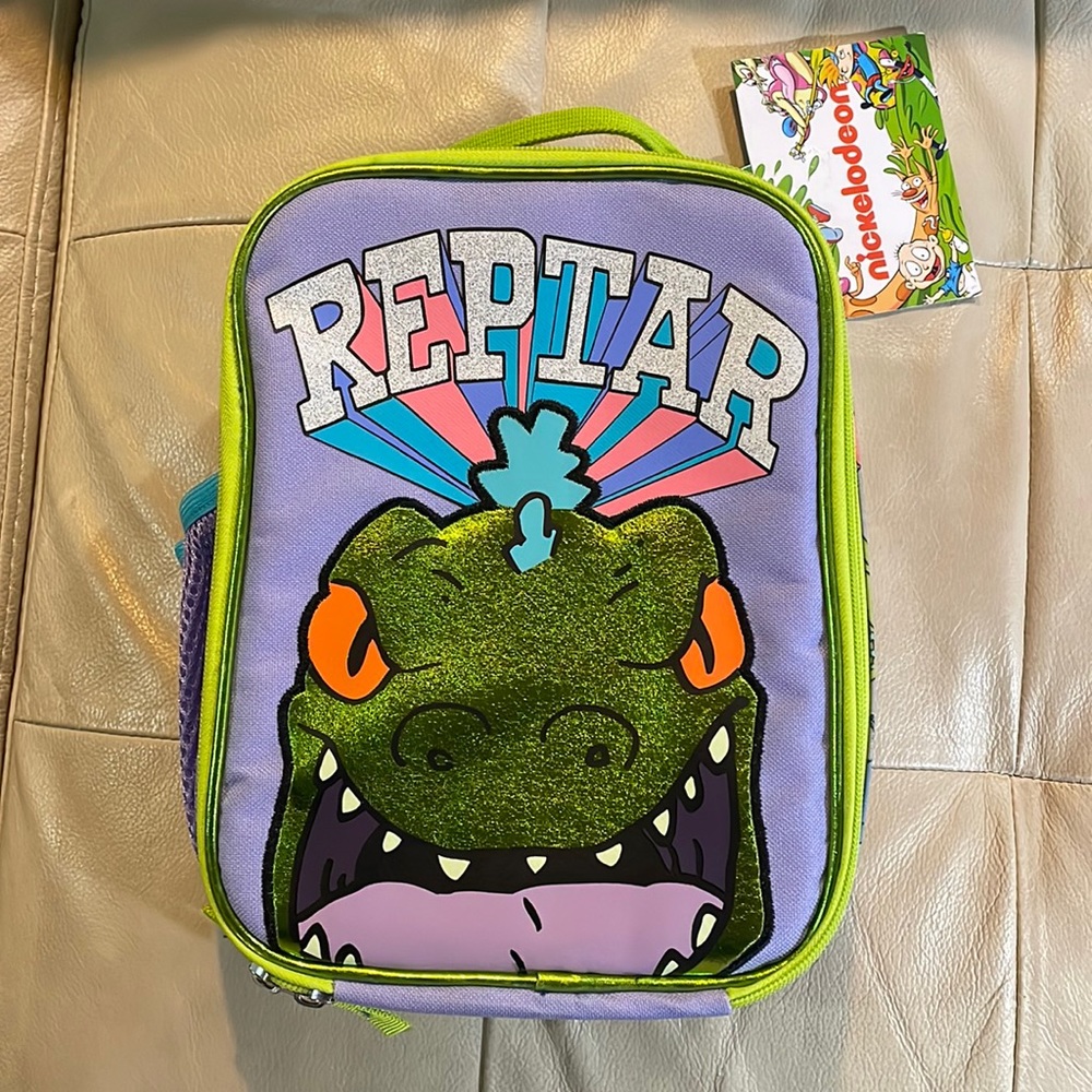 RUGRATS REPTAR INSULATED COOLER BAG WITH HANDLE